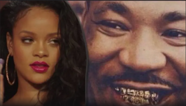 American Hero Dr. Martin Luther King, Jr. Dragged By Ghetto Rat Robyn Rihanna Fenty.