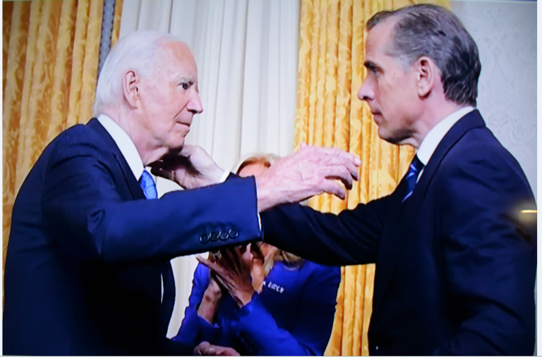 President Sleepy Joe Biden Pardons His Son Hunter.