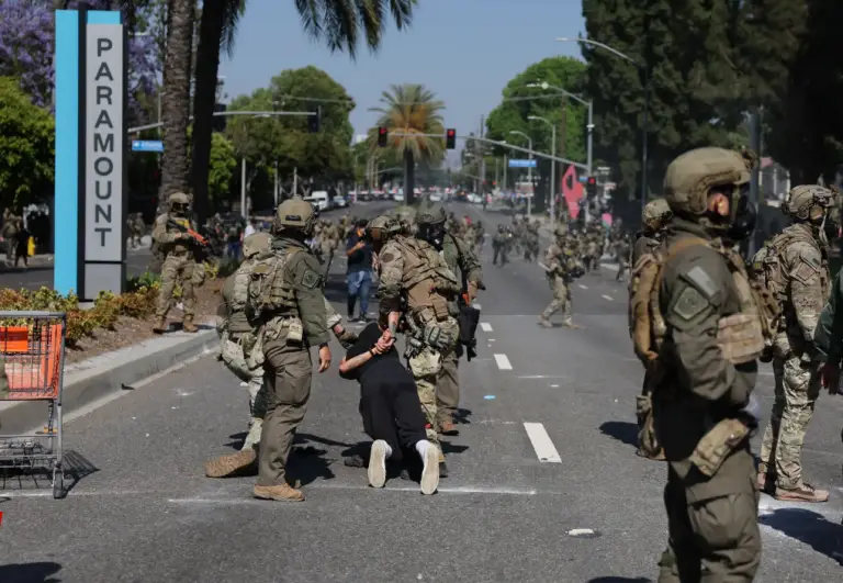 L.A. Police Retreated: Trump Federalized National Guard.