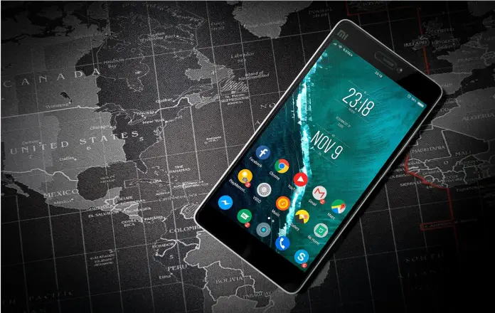Phone World Map