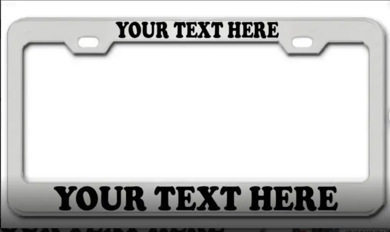A Decorative Florida License Plate Could Get You Jailed.