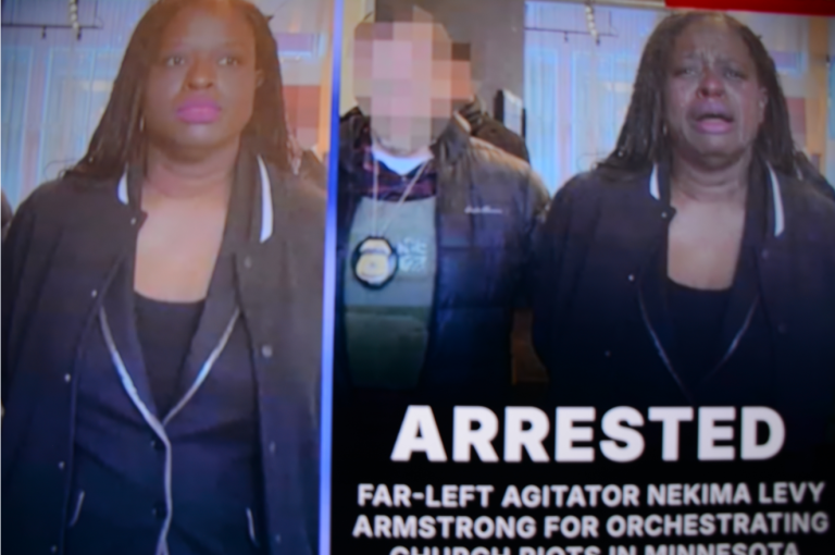 BLM Attorney Storms Church, Gets Arrested By ICE. Levy-Armstrong.