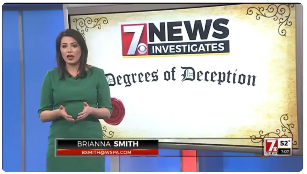 7 News Fake Degrees