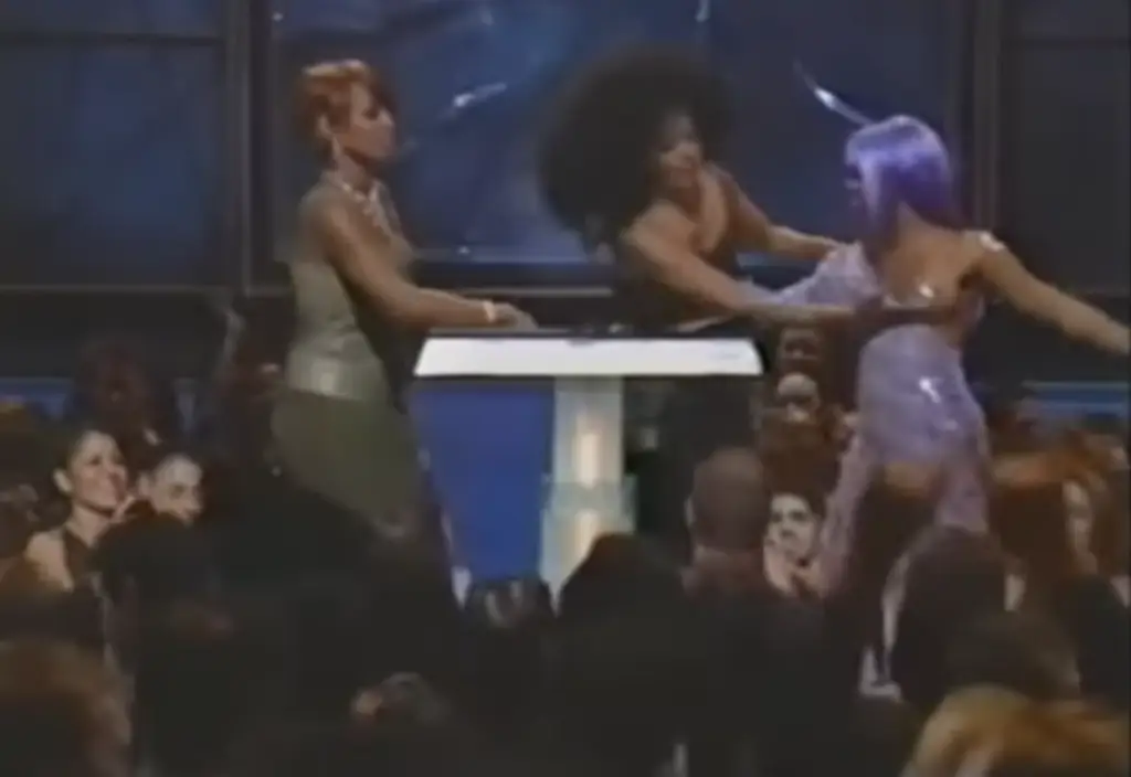 Diana Ross Grabbing Kim
