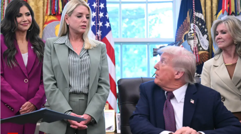 A.G. Pam Bondi: Trump Loyalist Ousted. Tod Blanche Giggles.
