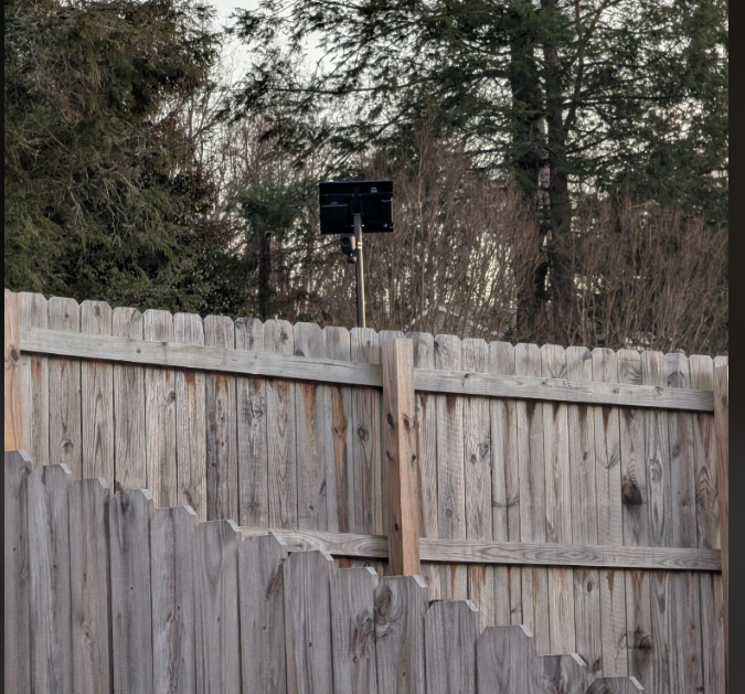 Flock Camera Hidden in bushes