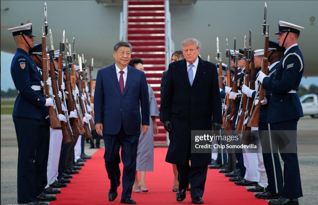 China’s Xi Jinping Visits Donald Trump at the White House. China’s Xi Jinping Visits Donald Trump at the White House.