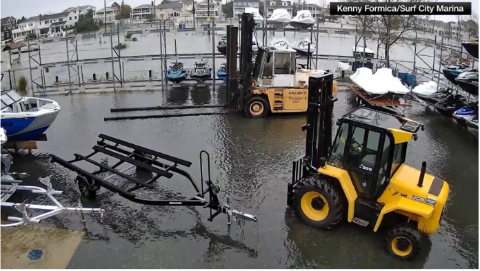 A nor’easter rips through the US East Coast