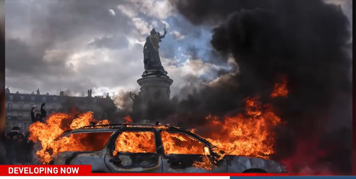 France Burning: Emanuel Macron Denies Squandering French Treasury.
